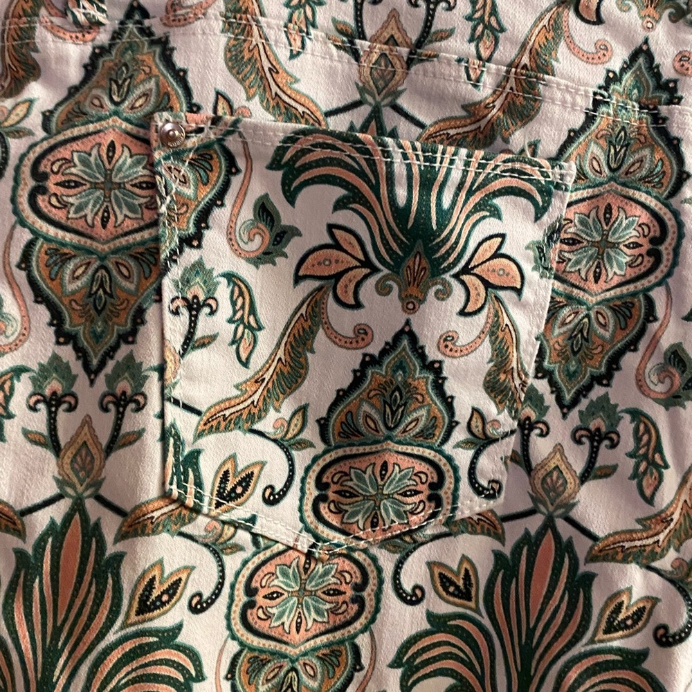 Chico’s Women’s Capri Pants 3P 3 Petite Girlfriend Slim So Slimming Print - Picture 9 of 13
